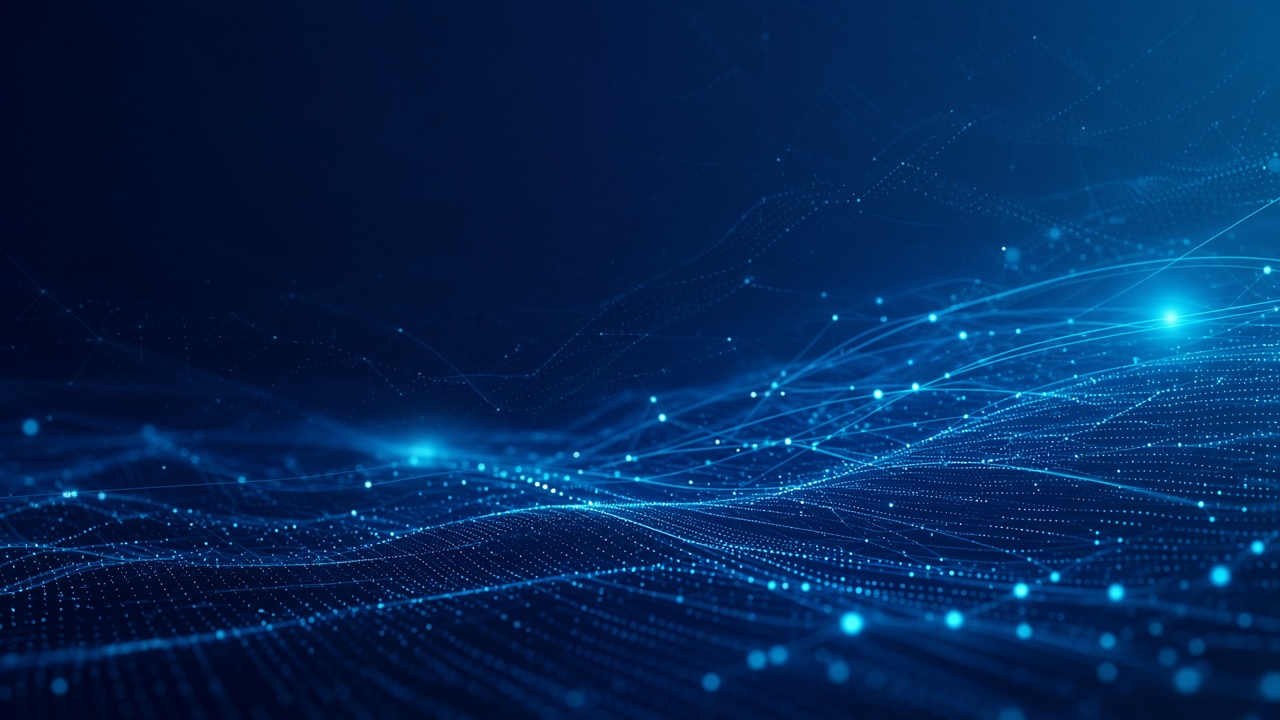 Abstract technology network for Mageloff Consulting